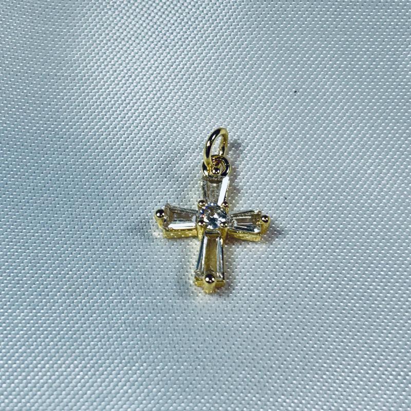 DIJE CRUZ CIRCONES BAGUETTE