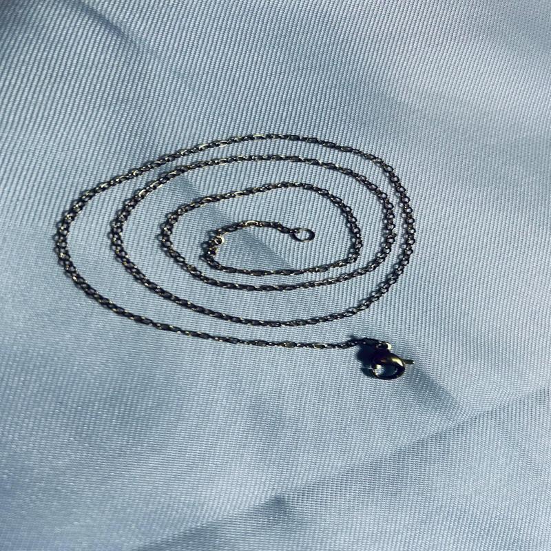 CADENA DORADA ACERO 0.4M