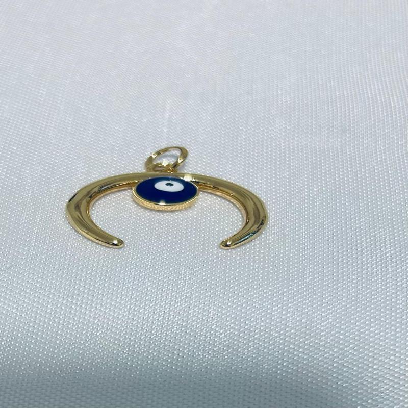 DIJE DE OJO Y CUERNOS